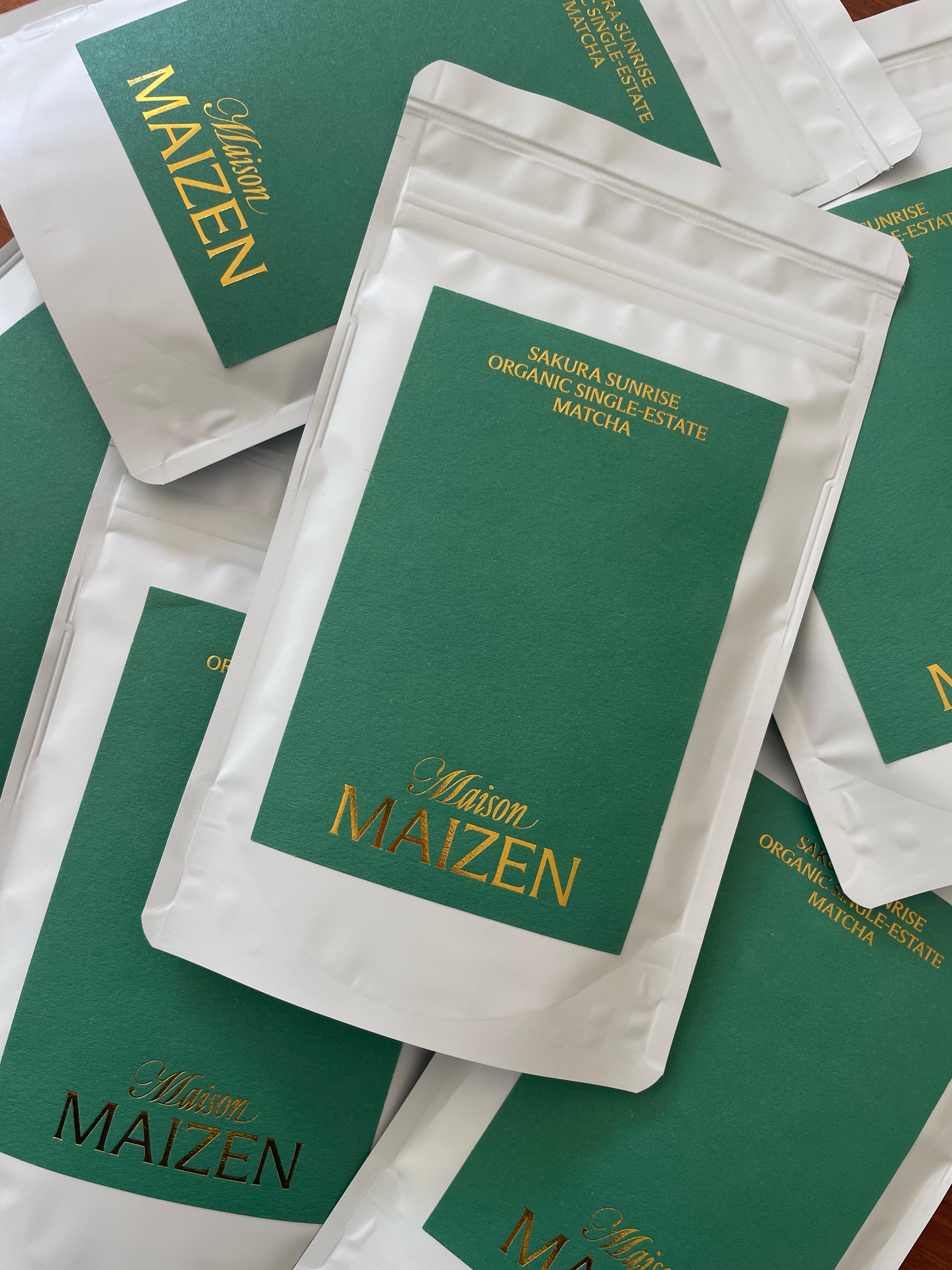 Maison Maizen Sakura Sunrise, Single-Estate Organic Matcha, 100G BAG