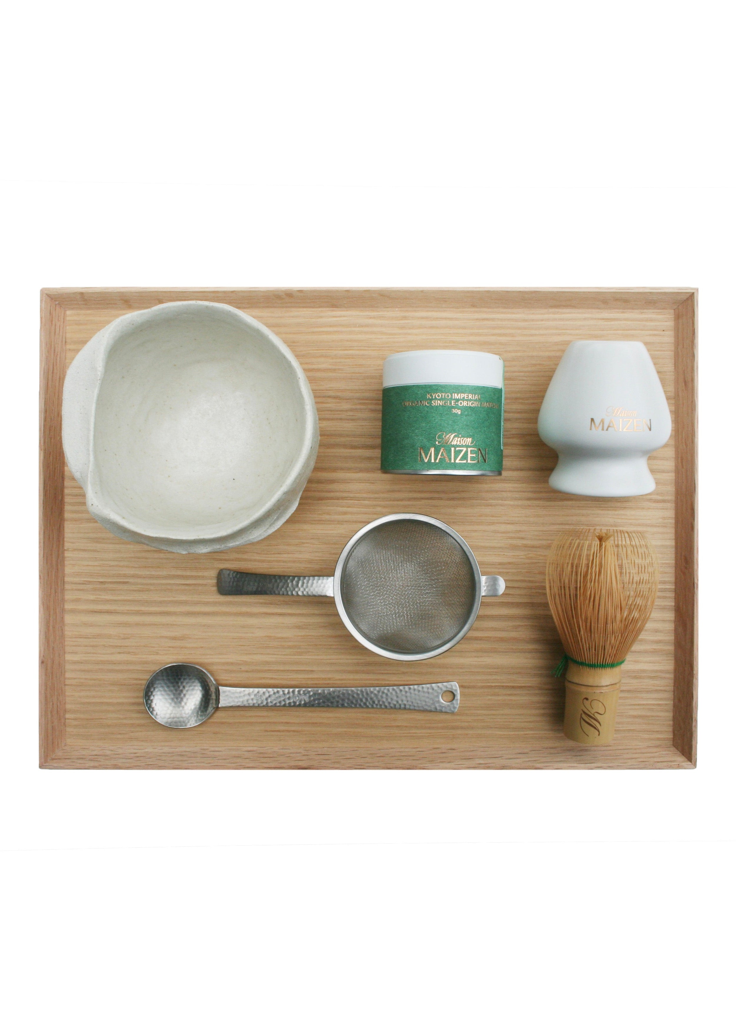 Maison Maizen Luxury Matcha Gift Set, Cream