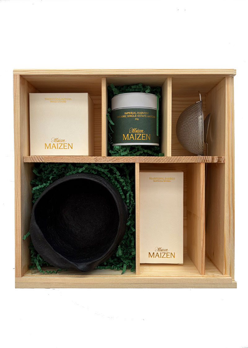 Maison Maizen Luxury Matcha Gift Set, Black