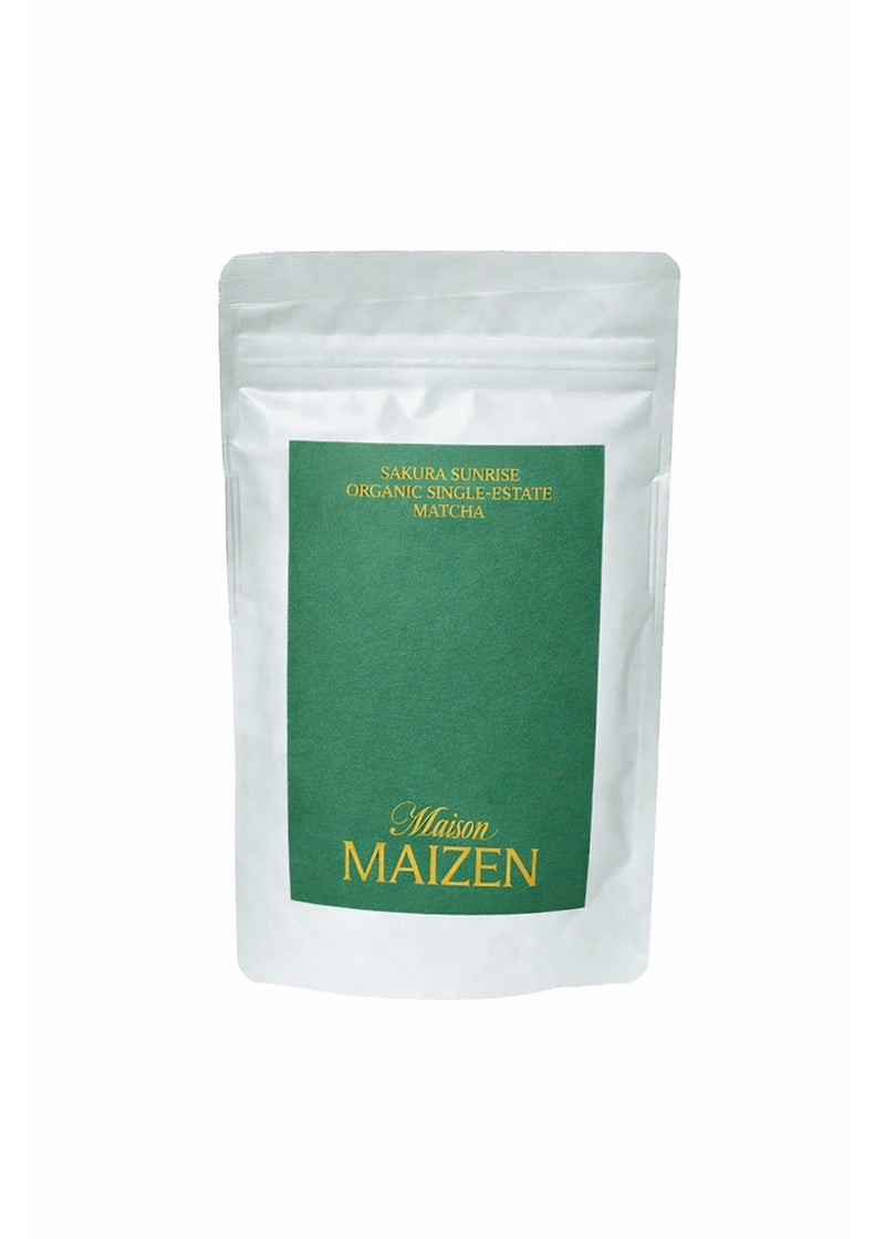 Maison Maizen Sakura Sunrise, Single-Estate Organic Matcha, 100G BAG