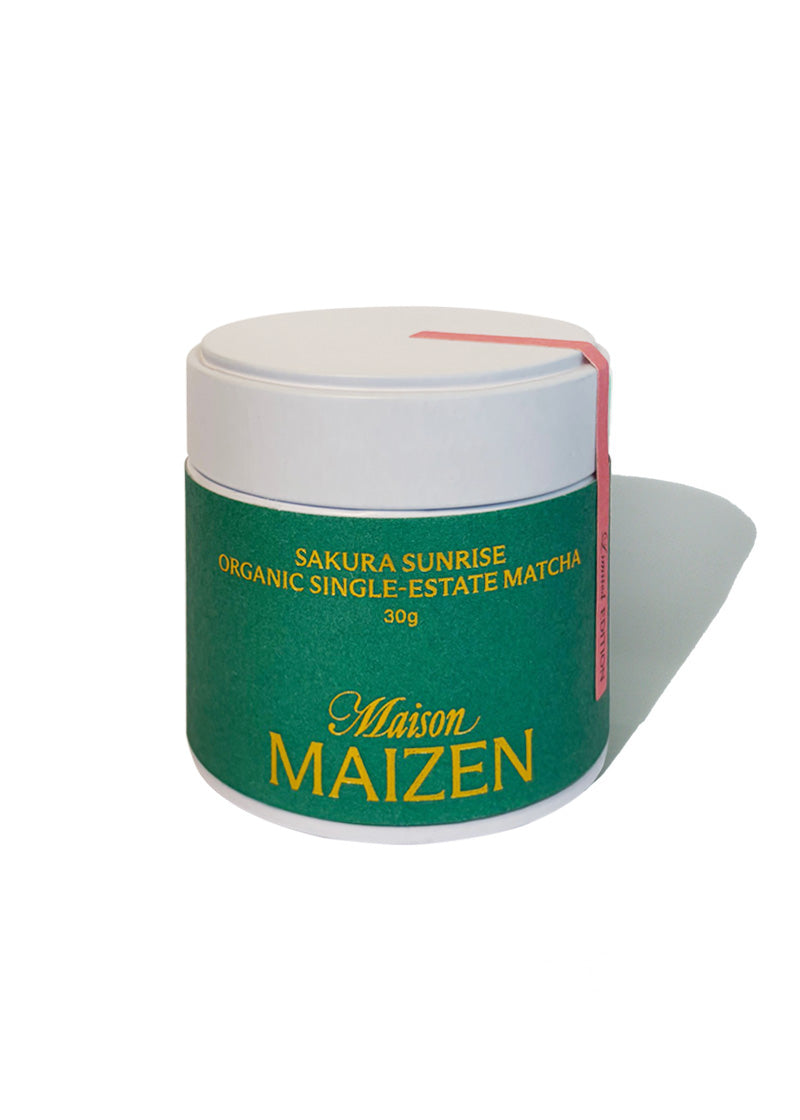 Maison Maizen Sakura Sunrise, Single-Estate Organic Matcha, 30G