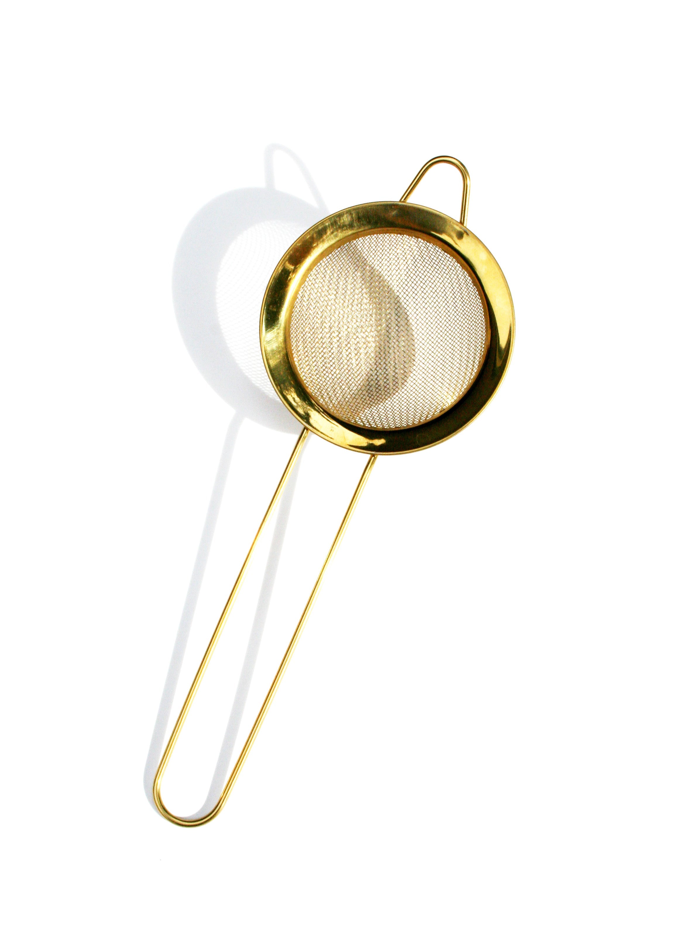 Gold matcha sieve