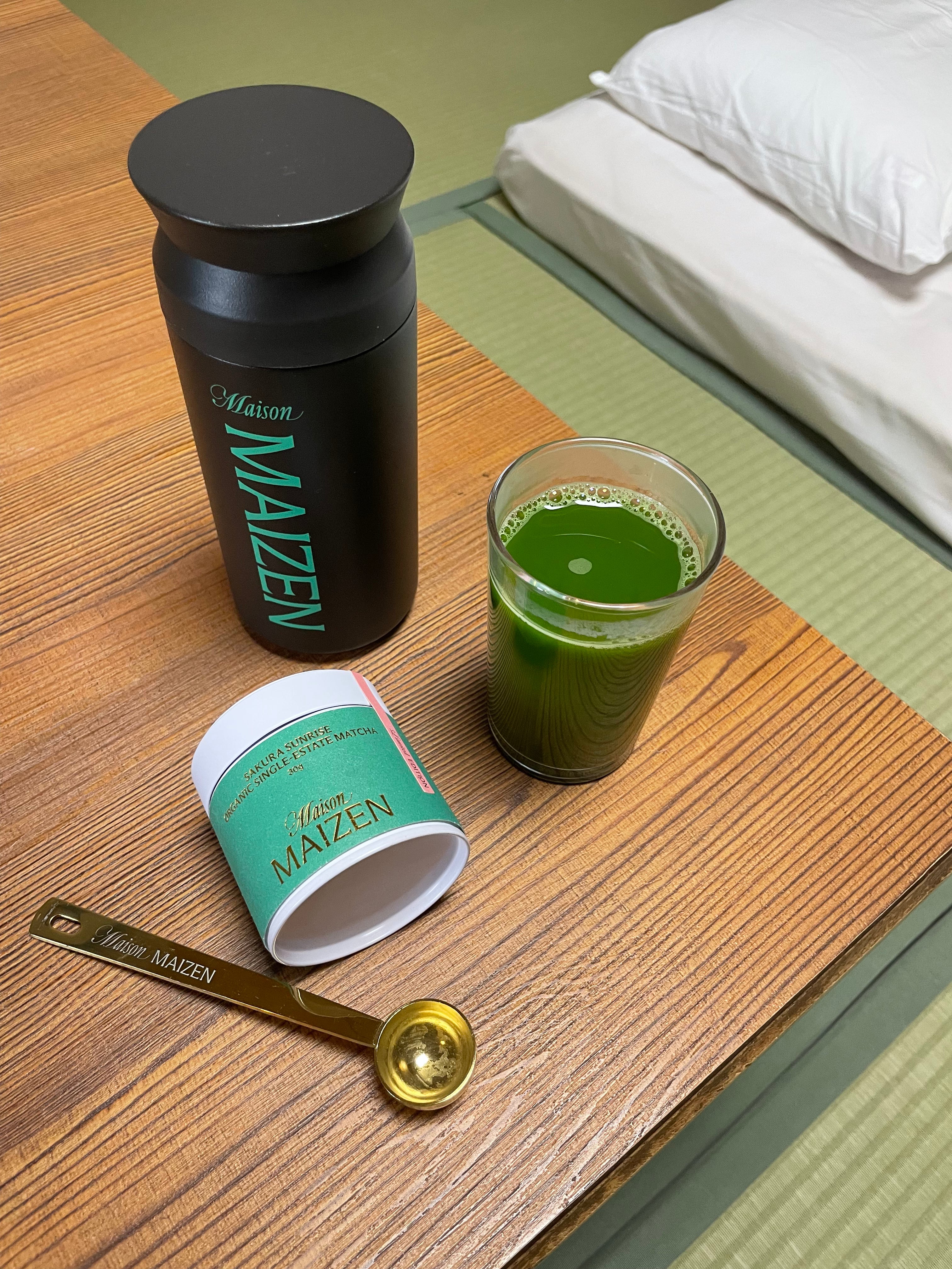Maison Maizen Sakura Sunrise, Single-Estate Organic Matcha, 100G BAG